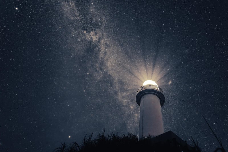 Starry Night Sky Backdrop